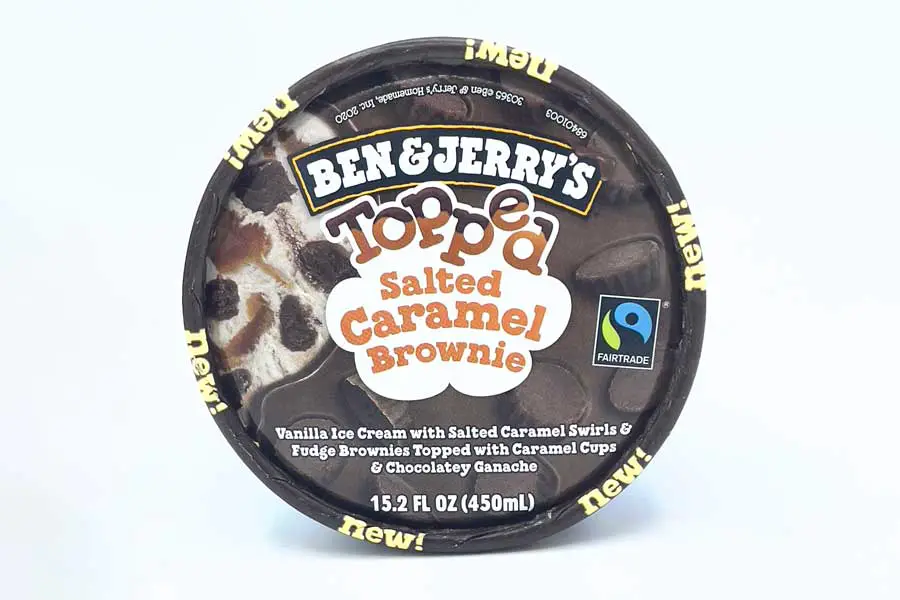 Ice Cream Review Ben & Jerrys Topped Salted Caramel Brownie