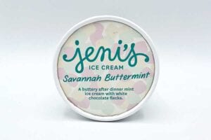 Ice Cream Review Jeni's Savannah Buttermint